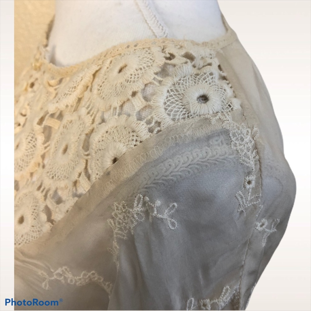 4LOVEANDLIBERTY EMBROIDERED-SILK TUNIC S - Picture 5 of 11